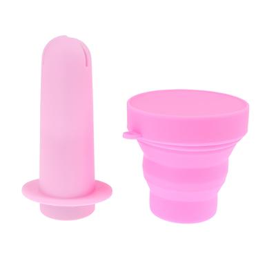 Portable Menstrual Cup Booster Medical Silicone Leak-Proof Lady Women Menstrual Period Cup Booster Feminine Hygiene Product