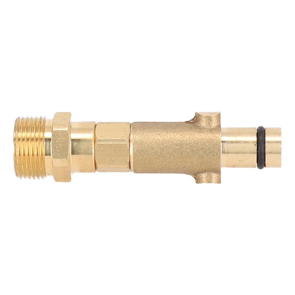 Effortlessly Connect Spray Hoses with this Reliable Brass Adapter for Nilfisk External Thread Pressure Washers