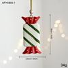 Resin Santa Rocking Horse Animal Christmas Ornaments Shaped Hanging Pendants for Tree Holiday Decor