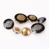 10pcs Beautiful Buttons 15/18/23mm Metal Floral Buttons Woman's Clothing Accessories