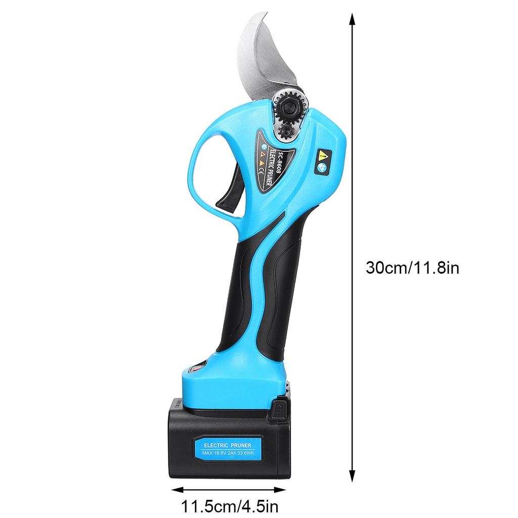 1500W Cordless Pruner Lithium-ion Pruning Shear Efficient Scissors Bonsai Electric Tree Branches Garden Tool