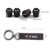 Car Tire Wheel Valve Caps Cover/Car Key Chain Ring Keychain For Mini Cooper JCW Works Cabrio F54 F55 F56 F57 F60 R50 R52 R53 R55 TC1