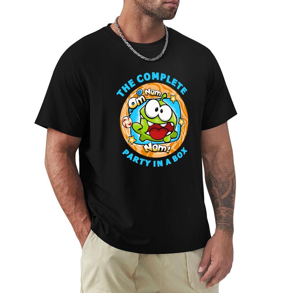 Om Nom Tshirt Casual Minimalist Short Sleeve Top