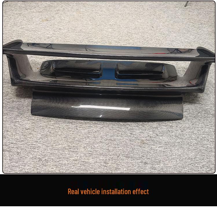 Porsche 997 GT3 Style Carbon Fiber Rear Spoiler Wing Diffuser