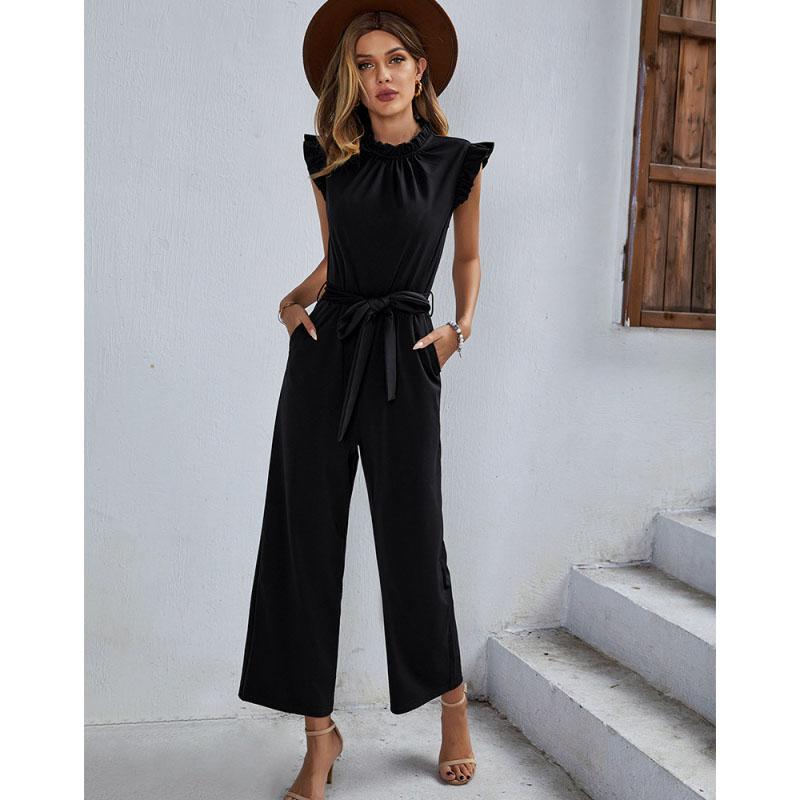 Casual Jumpsuit Top One Pieces Women Elegant Long Jumpsuits Bodysuit Female Clothing