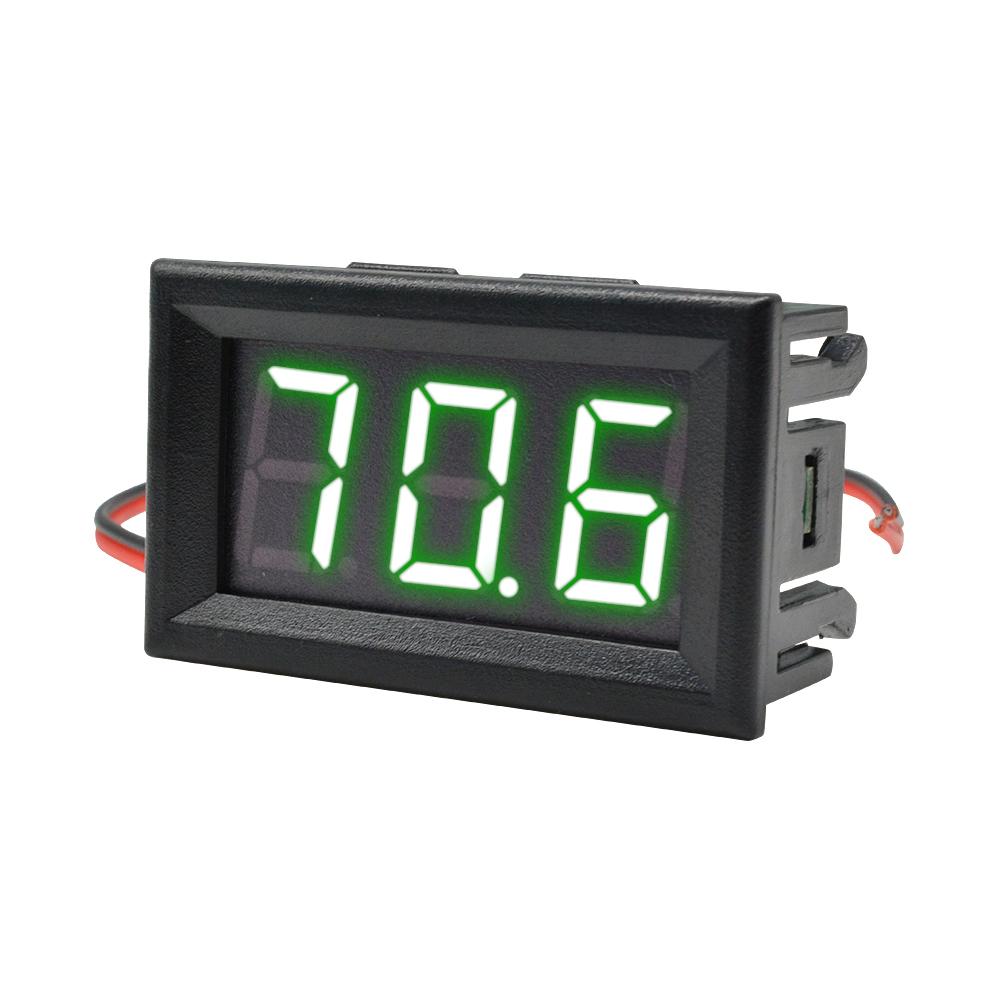 0.56" LED Digital Voltmeter Voltage Monitor DC 5V-120V 2-Wires Volt Instrument Tool for DIY Instruments and Meters AC 70-500V