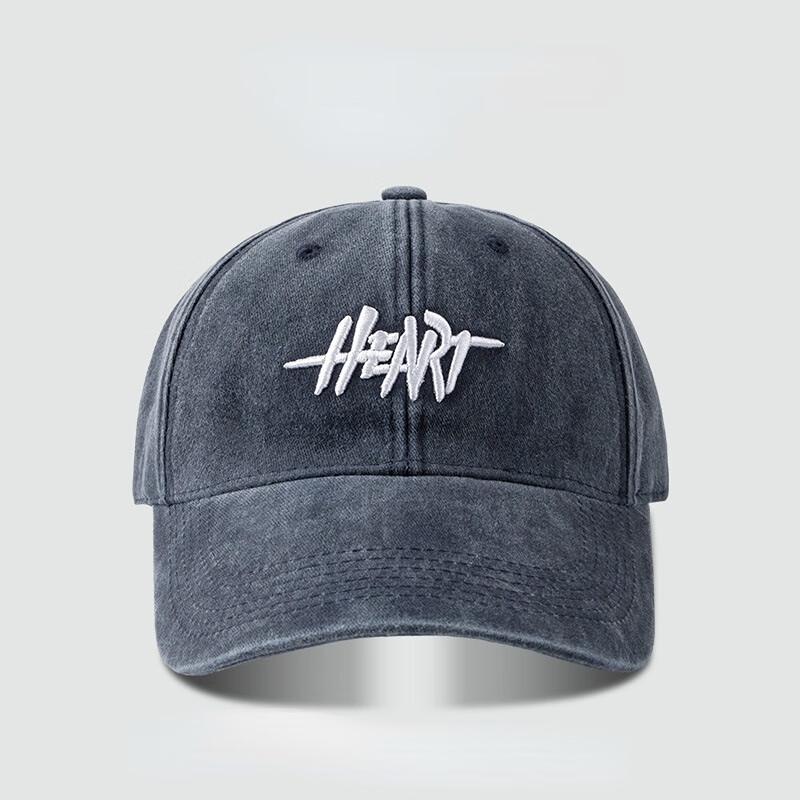 Zhugang Simple Letter Embroidery Washed Cotton Baseball Cap