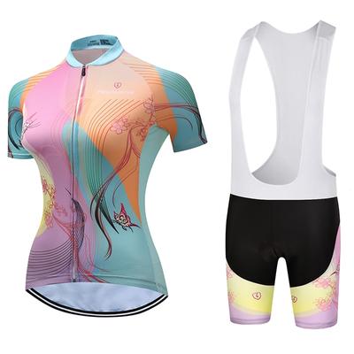 Breathable Summer Short Riding Bicycle Cycling Clothing Set Women Sport Jerseys Suits