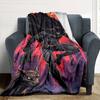 1pc Batman Night Cityscape Flannel Blanket Soft Warm Throw for Home, Office, Travel, All-Season Cozy Bedding GiftL1287