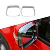 Car Body Rear View ABS Chrome Glass Mirror Rain Eyebrow Shield Sun Visor Shade For Jeep Renegade 2016 2017 2018