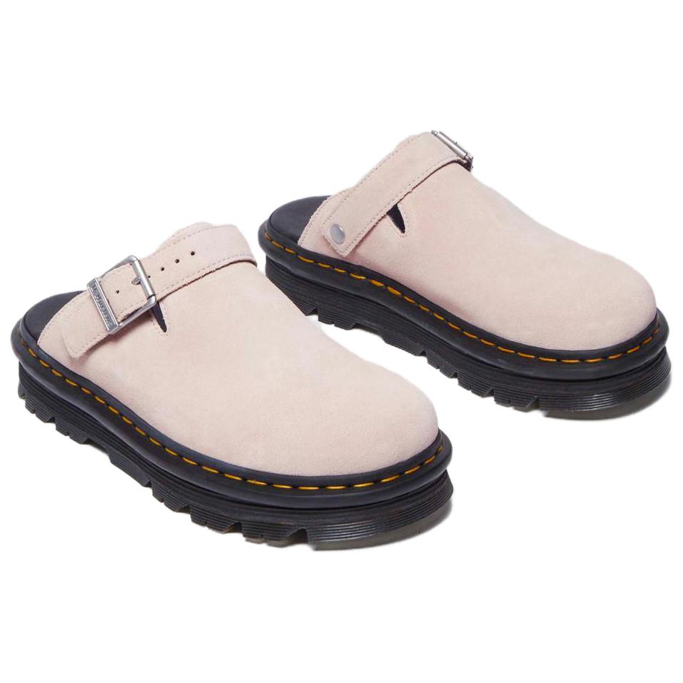 Mules Unisex de Ante Dr Martens Zebzag Rosa Polvo 31937650