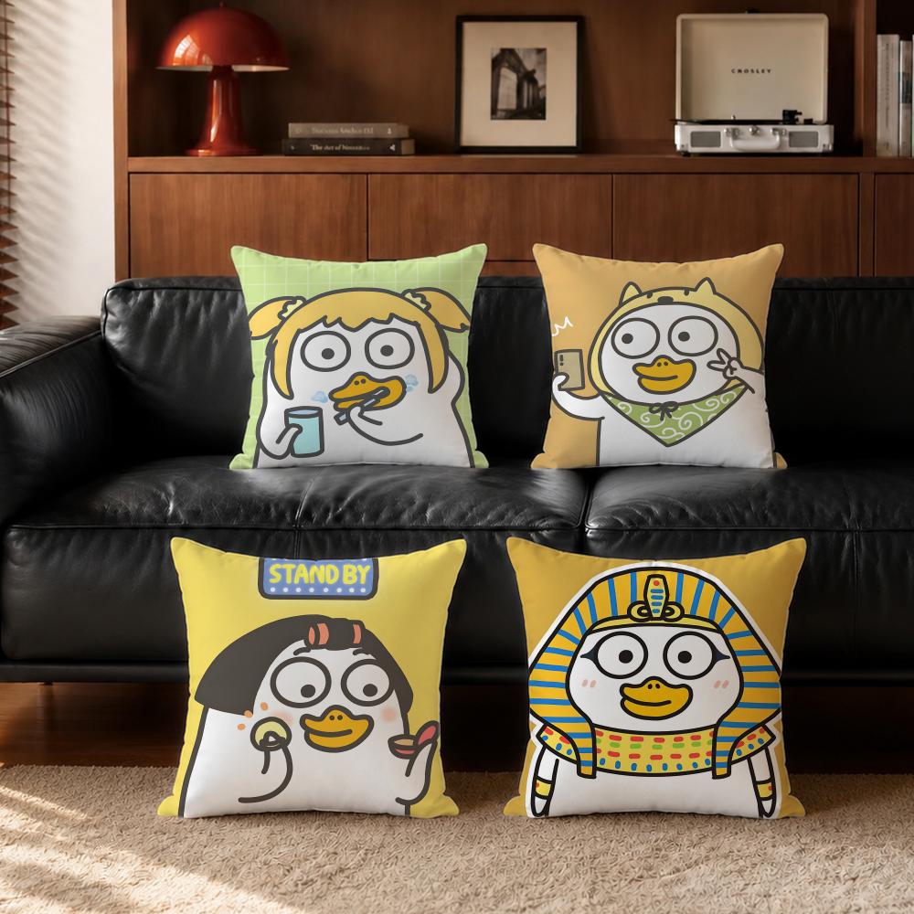 Cute DDuckyo Friendsing Cushion Cover Cushion Cover Set Pcs X X X Pillowcase Decorative Sofa Home Decor