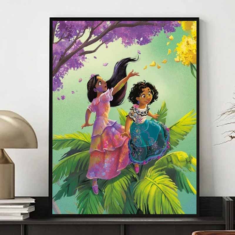 Disney Diamond Painting Mirabelle and Isabella Healing Illustration Mosaic Embroidery Image Creation Diamond Painting Cross StitchHom Decoration5D DIY
