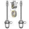 Heavy Duty Swing Hook Threaded Shaft Hanging Chair Accessories Yoga Hammock Sandbag Hook  Porch