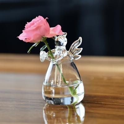 Moderne Glas Blumenvase Geeignet für frische oder künstliche Blumen Zylindrische Runde Vase mit glatten Seiten Minimalistisches Hochzeitsmittelstück