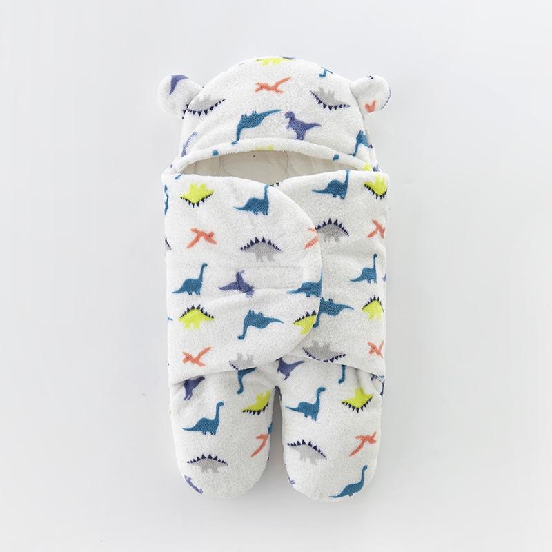 Anti-Startle Cotton Swaddle Blanket for Newborns - All-Season Baby Sleeping Bag