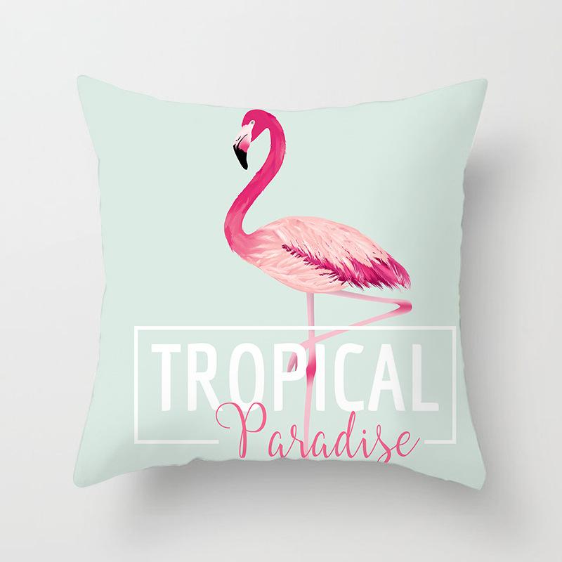 Ins Nordic Unicorn Flamingo Pillowcase Office Home Fabric Pillowcase