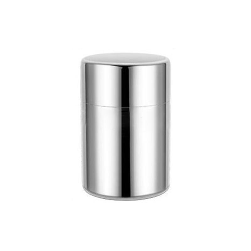 Reusable Tea Containers Cookie Cans Small Kitchen Canisters Empty Tea Tins Mini Portable Box with Sealed Double Lids S
