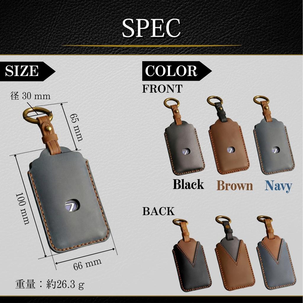 [Krovat] Lexus Key Case Card Genuine Leather Card Key Key