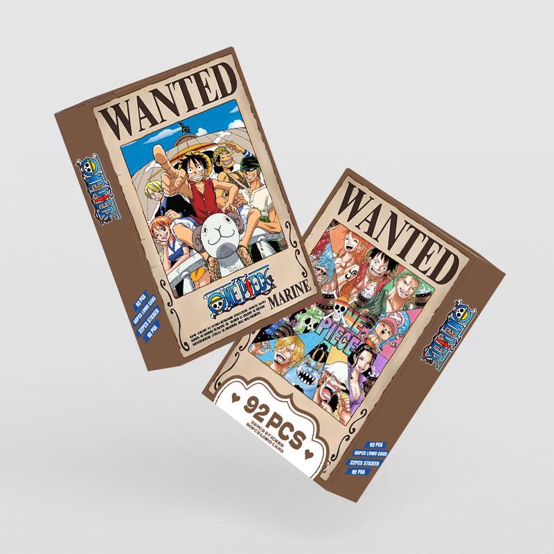 92 One Piece LOMO Cards: Double-Sided HD Printed Posters & Stickers