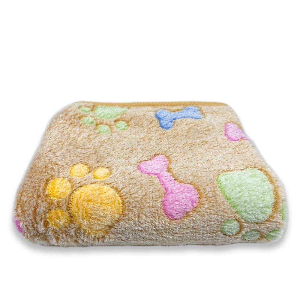 Dog Blankets Cat Soft Fluffy Fleece Pet Blanket Warm Cute Print Design Puppy Kitten Doggy Paw Small