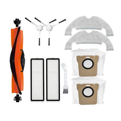 Accessories For Xiaomi Robot Vacuum X10 B102GL Vacuum Cleaner Spare Parts Replacement Kit,Main Brush,Brush Cover,Dust Bags,Hepa Filter,Mop Rags