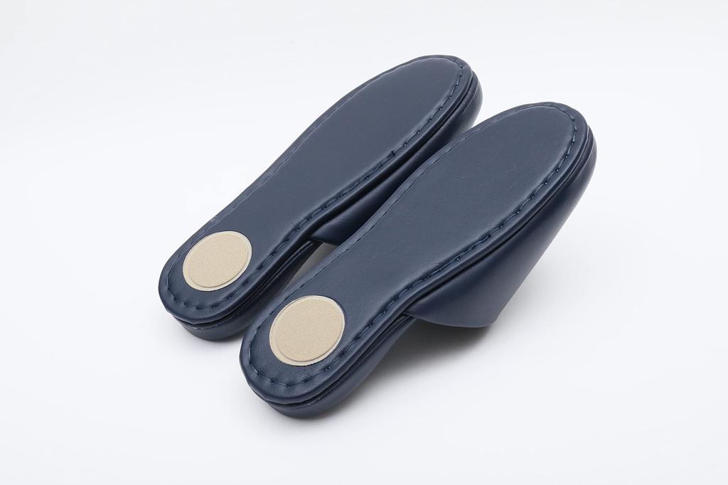 TOKYO SLIPPER Antibacterial Vinyl Hanging Slippers of Antibacterial Front Guest Slippers for Business Use and Guests Leather-Look Slippers, [Set 5]
