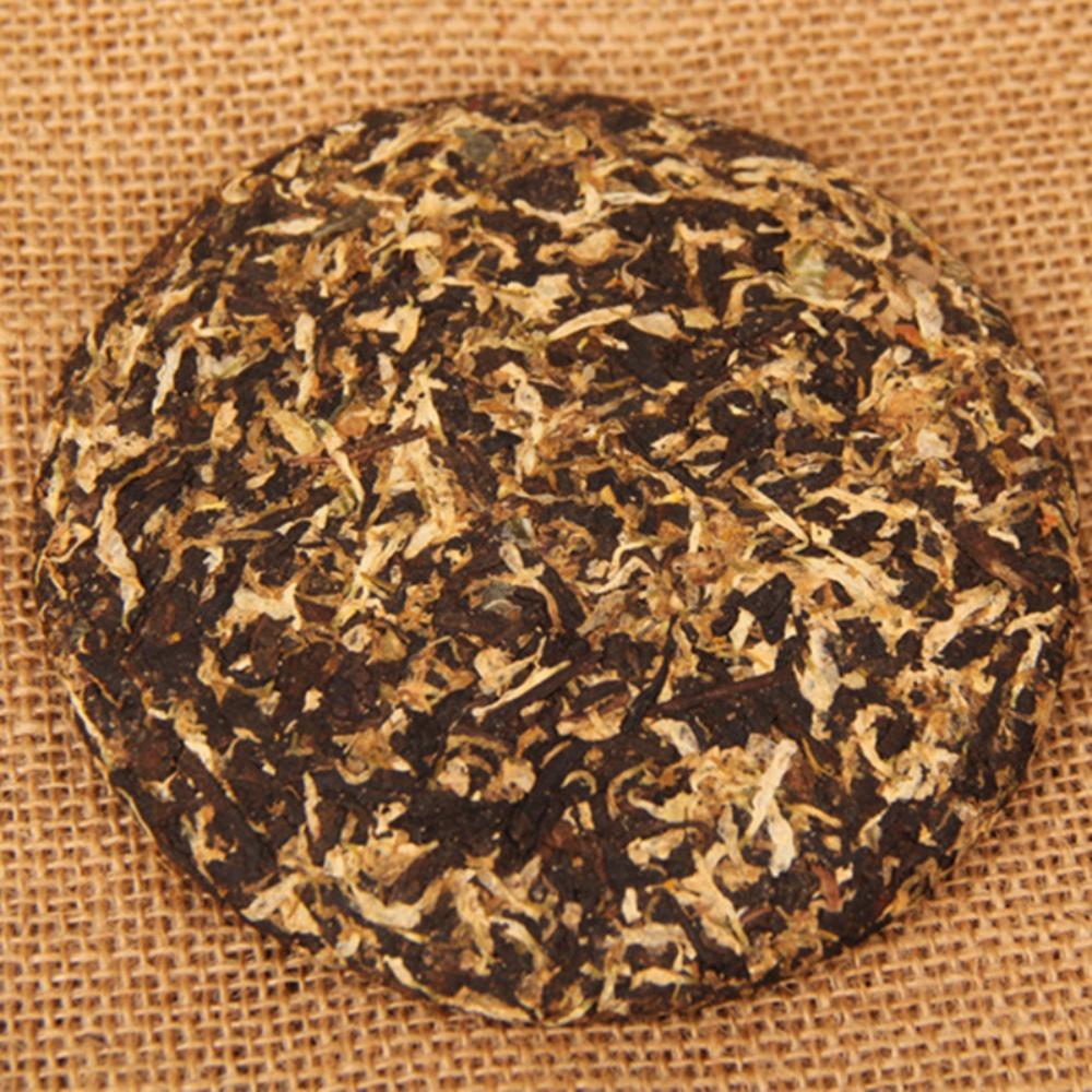 100g Yunnan Pu-er Ripe Tea Chrysanthemum Flavor China Black Puer