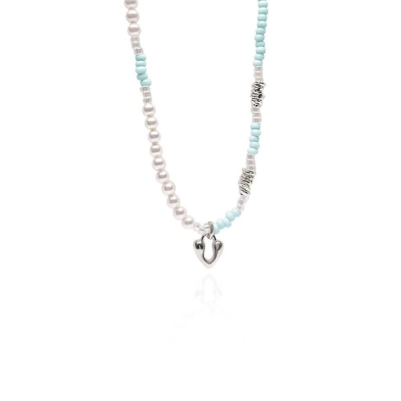 XI`ANN Embrace Skyblue Beads N Embrace Bead Necklace (sky Blue)
