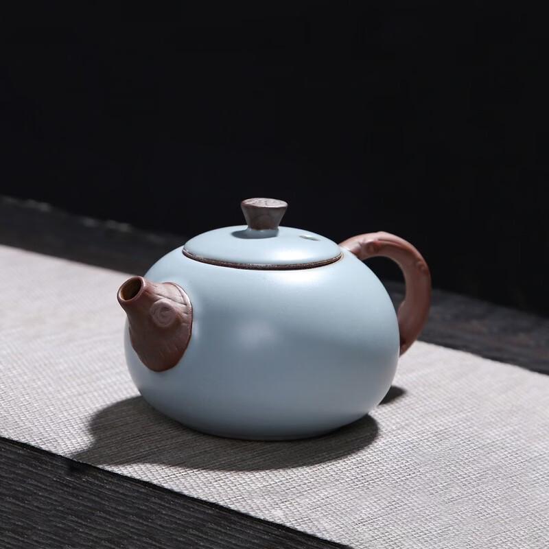 Ru Kiln Xishi Pot 11-Piece Tea Set