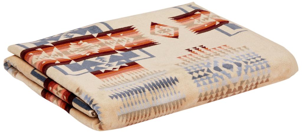 Spa Towel XB233 Oversized Jacquard Spa Towel CHIEF JOSEPH ROSEWOOD [Pendleton] [Item]