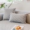 Winter Thicken Thermal Rabbit Plush Sofa Cushion Simple Modern Light Luxury Nordic Non-Slip Plush Cushion