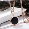 JMXD Euro Chic Long Sweater Chain Women Tarnish Free Layered Pendant Necklace Y2K Minimalist Statement Jewelry Gift for Her