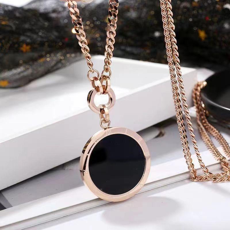 JMXD Euro Chic Long Sweater Chain Women Tarnish Free Layered Pendant Necklace Y2K Minimalist Statement Jewelry Gift for Her