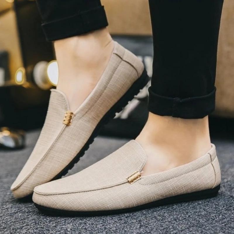 Fashion Soft Man Shoe Non Slip Round Toe British Style Casual Shoes for Men High Quality Fashion Classic Original In Promotion Sneakers