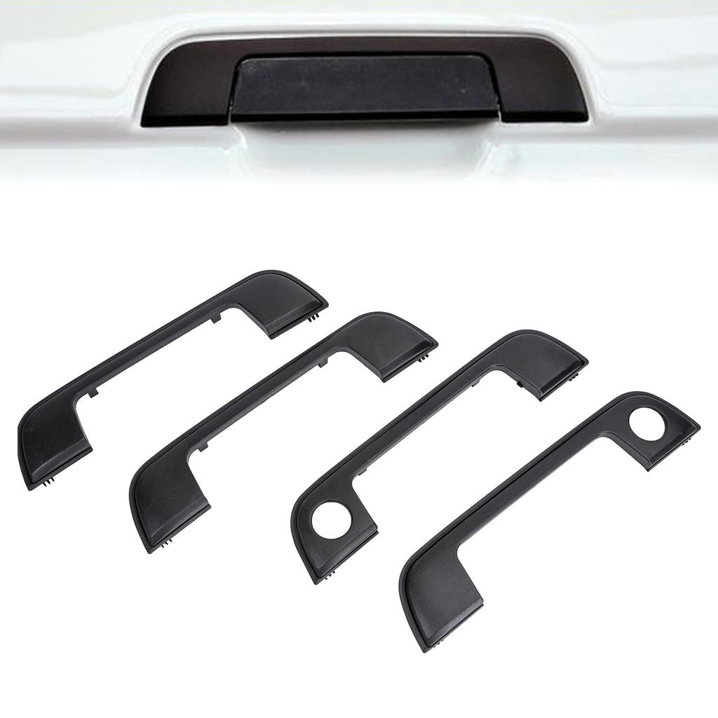 4pcs Auto Door Handle Kits Covers Replaces 51218122441 ABS Exterior Door Handle Covers Simple Installs for E36 E34 E32