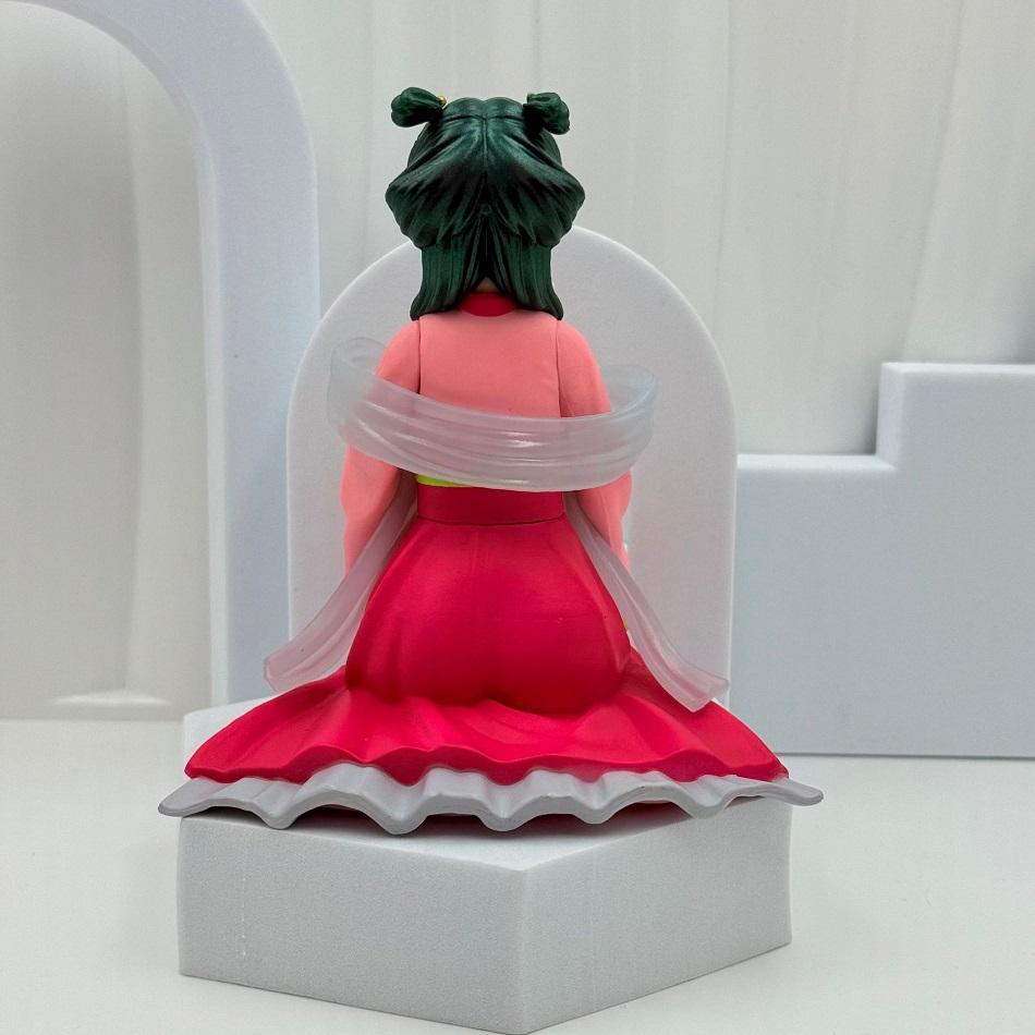 Anime Medicine House Girl's Whispering Cat 13cm Sitting Posture Cartoon Figurines Desktop Ornament Toy Gifts