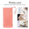 Mesh Soap Pouch Exfoliating Soft Drawstring Design Soap Foaming Net for Body Facial Cleaning Pink 5pcs