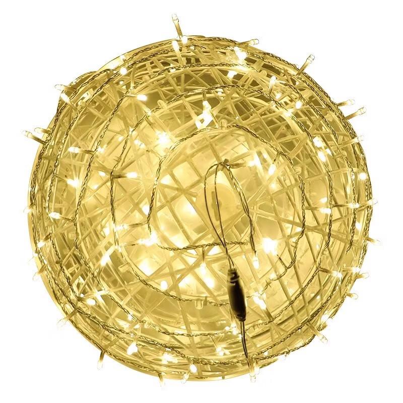 Outdoor Waterproof LED Rattan Ball Decorative Light