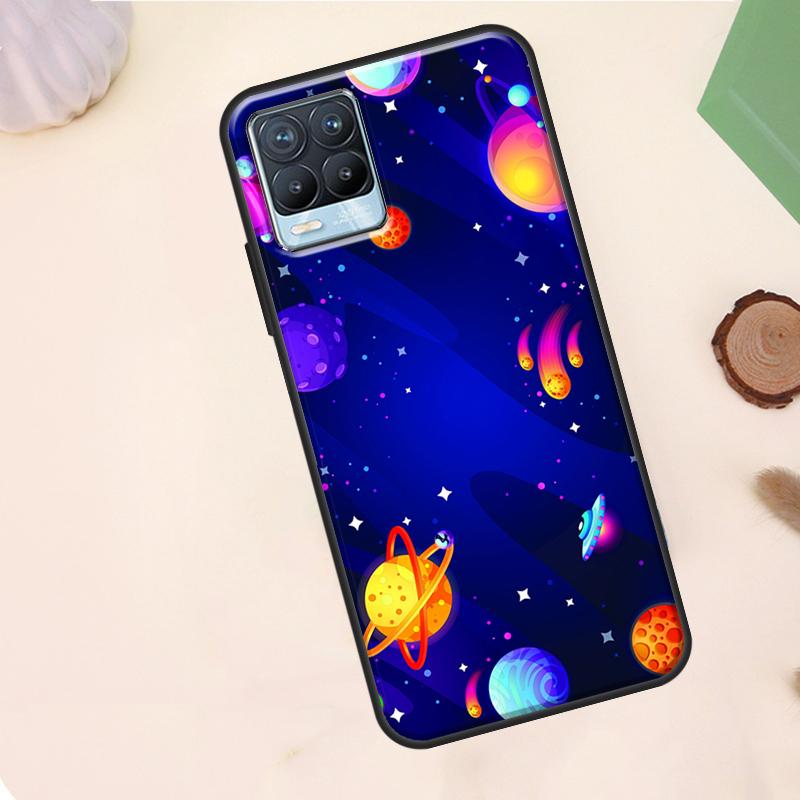 

Magic Space Planet Case For Realme C75 C63 C61 C55 C51 C53 C35 C65 C67 C71 11 12 13 14 15 Pro Plus GT6 GT7 Pro Realme C15