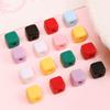20/40/60pcs Acrylic Solid Color Square Bead Beads Scattered Beads DIY Bracelet Necklace Earrings Keychain Anklet Pendant