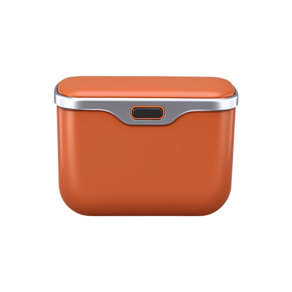 Waterproof Car Trash Can Solid Color Car Organizer Box  Auto Interior Accessories