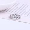 Exquisite Cosmic Trajectory Planet Rings For Women Double Layer Luxurious Sparkling Zircon Opening Ring Bride Wedding Jewelry