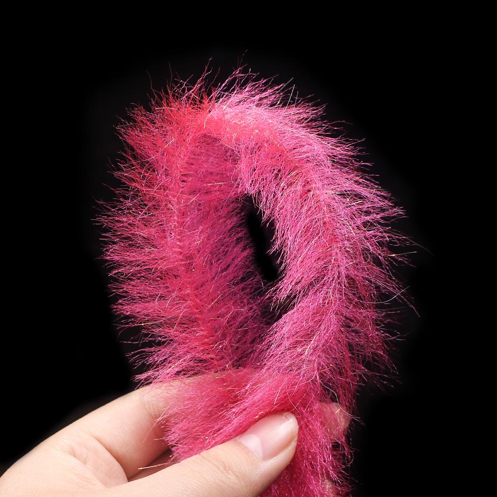 2 Packungen Streamer Dubbingbürste mit mehreren Breiten Fliegenfischen Bindematerial Lachs Steelhead Fliegen Ersatz für Chenille/Hechel