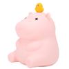 Hippo Night Light Cute Animal Night Lamp USB Rechargeable Silicone Tap Bedside Night Lamp for Home Bedroom
