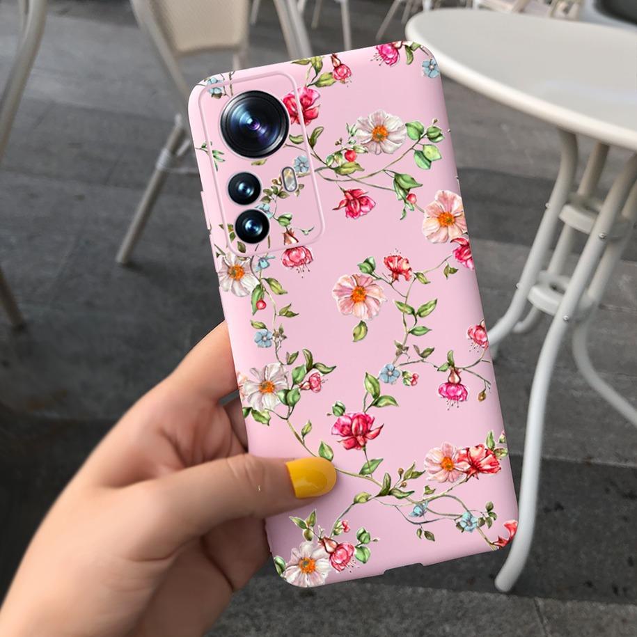 For Xiaomi 12 Pro 5G Case Cute Cartoon Painted Matte Cover For Xiaomi Mi 12 Pro 5G Global Funda on Xiomi 12 Pro Mi12 12X 5G Capa
