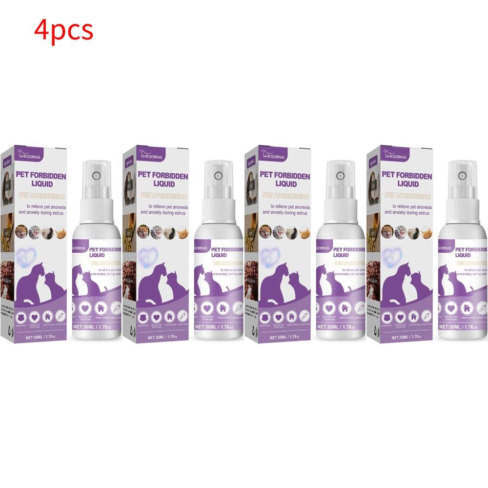 50ml Haustier Beruhigungsspray Verhindert Heulen Reduziert Angst Beruhigt Stimmung Haustier Hund Katze Läufigkeit Beruhigendes Verbotsspray Angstlinderung
