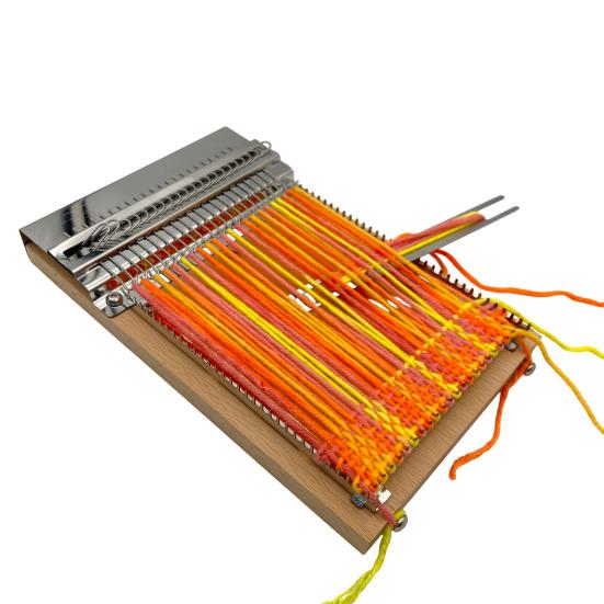 Kids Weaving Loom Beginner Weaving Loom Hand Weaving Mini Loom for Children Craft Projects Tapestry Scarf Coaster Making