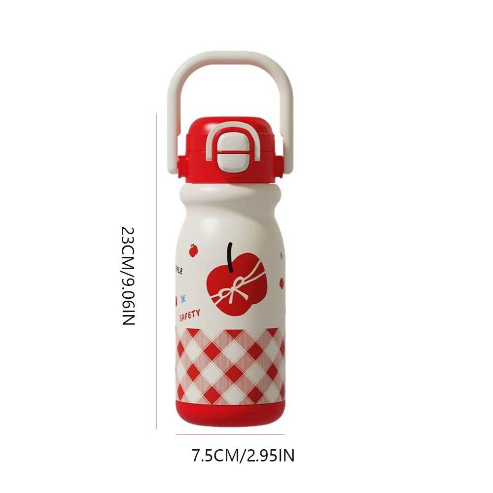 500ml Insulated Cup Large Capacity Thermos Water Bottle Cartoon Vacuum-insulated Bottle  Daily Use