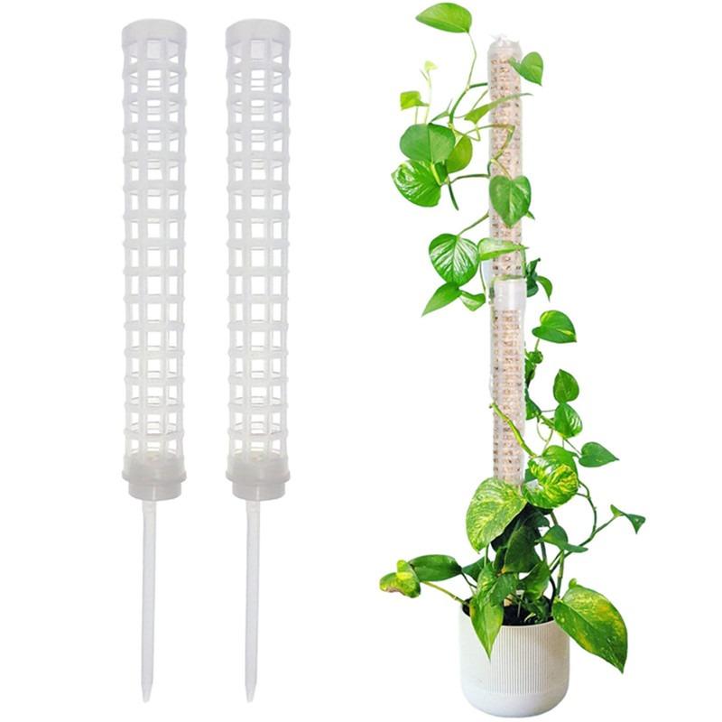 Indoor Plant Pot Stand Green Dill Vine Garden Accessories Plant Climbing Frame Plant Trellis Supporting Stick Plastic Moss Pole